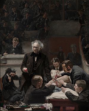 Thomas Eakins, American - Portrait of Dr. Samuel D. Gross (The Gross Clinic) - Google Art Project