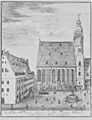 Thomaskirche und -schule 1723