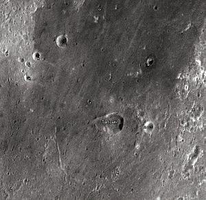 Torricelli lunar crater map