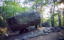 Tripod Rock in Pyramid Mountain County Park