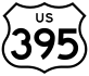U.S. Route 395 marker