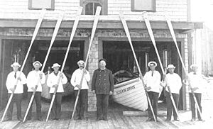 Vermilion Lifesaving Station Keeper and Crew