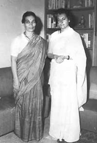 Vijaya Mulay Indira Gandhi