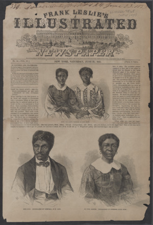 Visit to Dred Scott - his family - incidents of his life - decision of the Supreme Court LCCN2002707034