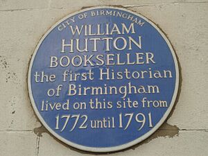 William Hutton blue plaque