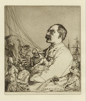 William Strang The author Rudyard Kipling