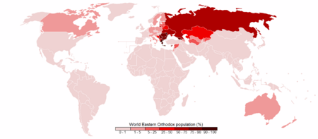 World Eastern Orthodox population
