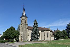 The church of Saint-François-Xavier at Saint-Barthélemy