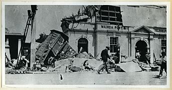 1931 Hawkes Bay Earthquake - Wairoa Post Office (24657555975)