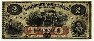 2 dollars des Etats Unis d'Amérique datés du 1 Novembre 1862