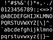 ASCII full