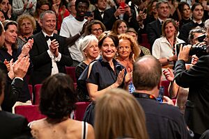 Actress Marie Gillain at 2024 Cannes Film Festival World Premiere of Being Maria