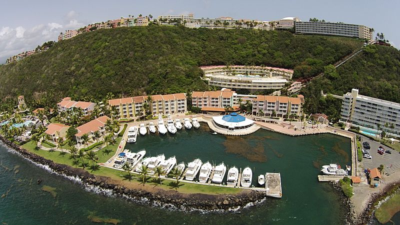 Aerial view of El Conquistador Resort and Harbor