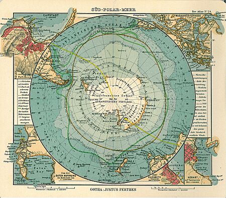 Antarctica map