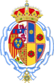 Armas atribuidas a Letizia Ortiz como Princesa de Asturias