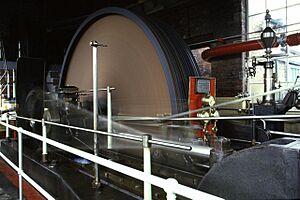 Bancroft Mill engine at speed - geograph.org.uk - 680971