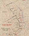 Battle of Broodseinde - rough attack planning map
