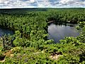 Bon Echo Provincial Park- View from The Cliff Top Trail - Lower and Upper Mazinaw Lakes- Ontario