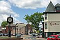 Bound Brook, NJ - hotel and clock tower