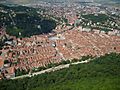 Brasov view from the top of the hill