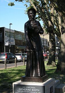 Catherine Booth statue Mile End Road