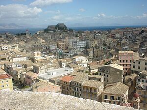 Corfu town