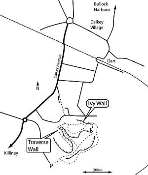 Dalkey Quarry Map