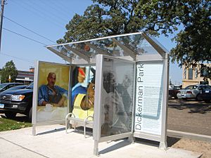 Dickerman Park bus shelter