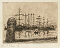 Dora Wilson - Ships at anchor