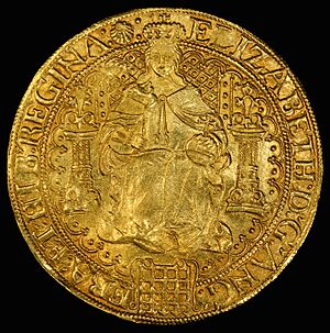 England (Great Britain) Sovereign of Elizabeth I (obv)