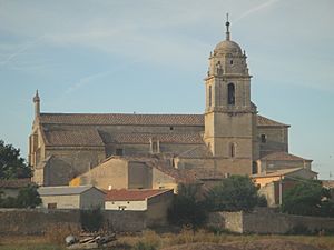 Exterior de la colegiata de Castrojeriz