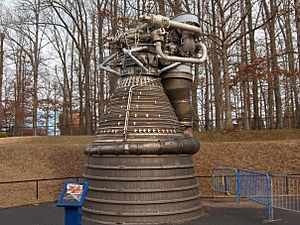 F-1 rocket engine at United States Space and Rocket Center in 2006