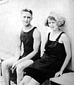 F. Scott and Zelda Fitzgerald at the Beach in 1922