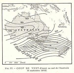 FMIB 36792 Coup de Vent d'Ouest, au Sud de l'Australie (4 September 1895)