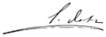 Firma de Eduardo Dato