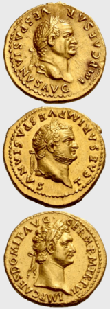 Flavian dynasty Aurei