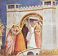 Giotto - Scrovegni - -06- - Meeting at the Golden Gate