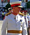 Governor Sir Robert Fulton - Inspection (cropped)