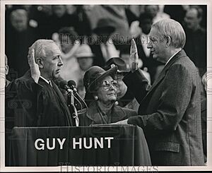 Guy hunt swearing in 1987