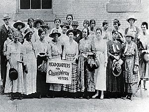 Headquarters for Colored Women Voters, Colored Women Voters League, Georgia c. 1920