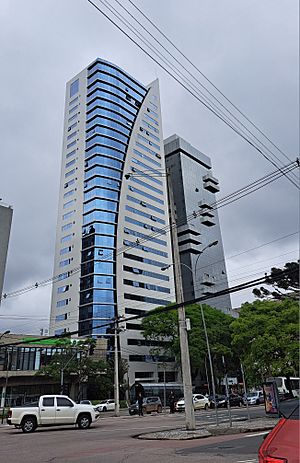 High rise buildings in Curitiba