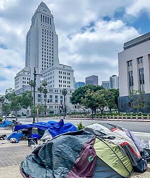 Homeless people, Los Angeles, California (cropped)