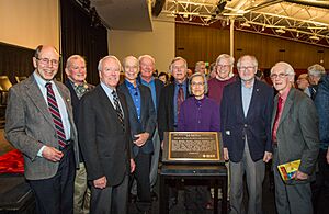 IEEE Shakey Team at dedication of IEEE plaque commemorating their achievement
