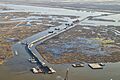 IHNC Surge Barrier Construction from Air