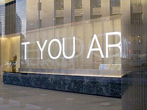 Jenny Holzer 7 WTC detail