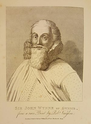 John Wynn portrait History of the Gwydir family