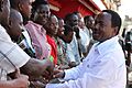 Kalonzo Musyoka Greeting People in Mombasa