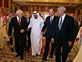 King Abdullah with Dick Cheney George H.W. Bush, August 2005