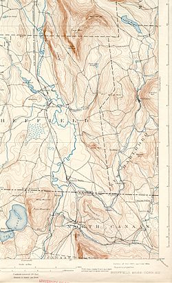 Konkapot River (Massachusetts) map