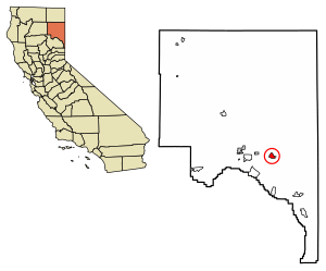 Location of Litchfield in Lassen County, California